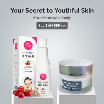 You Ess Skin Whitening Night Cream 50gm + Face Wash 200ml