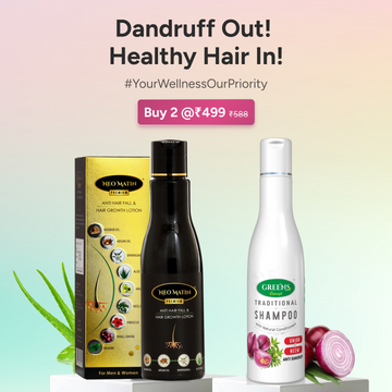 Premium Hairgrowth Lotion + Onion & Neem Shampoo (400 ml)