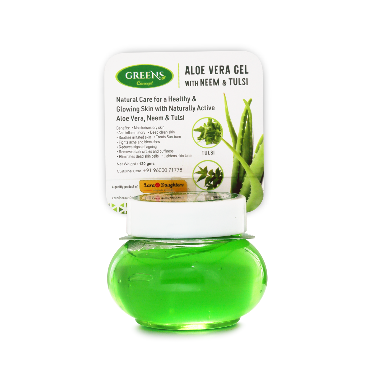 GC Aloe Vera Gel with Neem & Tulsi