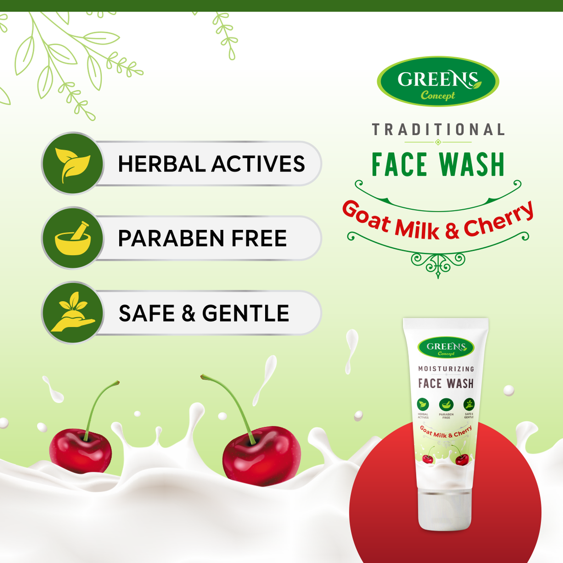 GC Goat Milk Moisturizing Face Wash