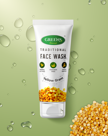 GC Traditional Yellow Gram Face Wash