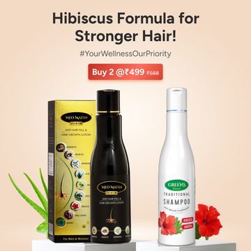 Premium Hairgrowth Lotion + Hibiscus & Arappu Shampoo (400 ml)